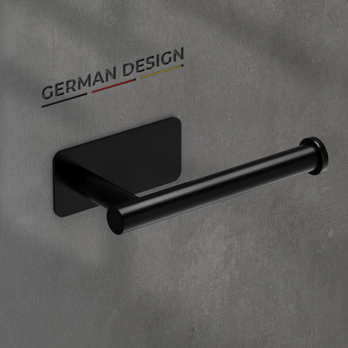 husman® Toilettenpapierhalter ohne Bohren rund | Klorollenhalter aus hochwertigem Edelstahl | Toilettenpapierhalter Klopapierhalter ohne Bohren WC Papier Halterung