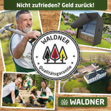 WALDNER Strandkorb Schutzhülle | Oxford 600D | Abdeckung Strandkorbhülle Abdeckhaube Abdeckplane | wasserdicht winterfest wetterfest UV-beständig atmungsaktiv