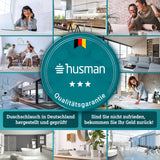 Duschschlauch Chrom 1,60 m | Made in Germany | Verdrehschutz | Kunststoff Brauseschlauch mit Chromoberfläche Metalloptik | elastisch flexibel kompatibel mit hansgrohe Duschkopf