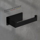 husman Toilettenpapierhalter ohne Bohren eckig | Klorollenhalter aus hochwertigem Edelstahl | Toilettenpapierhalter Klopapierhalter ohne Bohren WC Papier Halterung