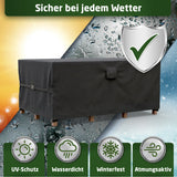 WALDNER Möbelabdeckung Outdoor Winterfest | Abdeckung Gartenmöbel Winterfest | Abdeckplane wasserdicht Gartenmöbel Set | Schutzhülle Gartentisch